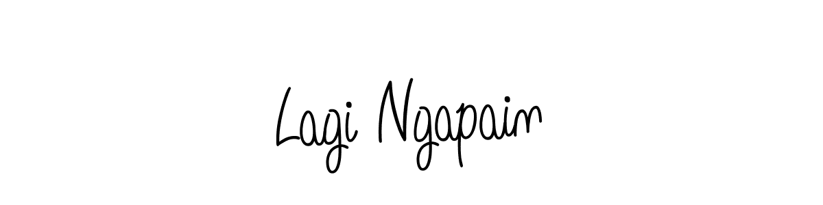 Lagi Ngapain stylish signature style. Best Handwritten Sign (Angelique-Rose-font-FFP) for my name. Handwritten Signature Collection Ideas for my name Lagi Ngapain. Lagi Ngapain signature style 5 images and pictures png