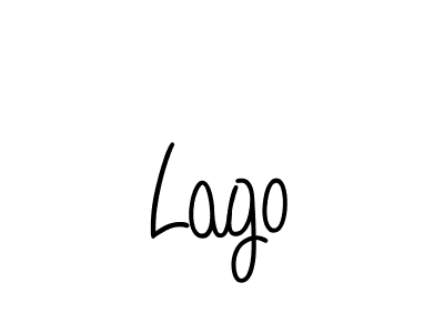 How to make Lago name signature. Use Angelique-Rose-font-FFP style for creating short signs online. This is the latest handwritten sign. Lago signature style 5 images and pictures png