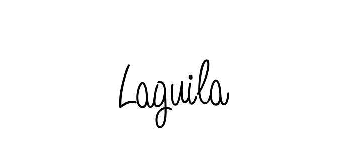 How to make Laguila signature? Angelique-Rose-font-FFP is a professional autograph style. Create handwritten signature for Laguila name. Laguila signature style 5 images and pictures png