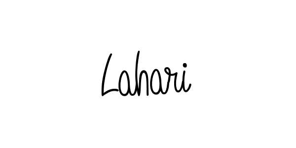 if you are searching for the best signature style for your name Lahari. so please give up your signature search. here we have designed multiple signature styles  using Angelique-Rose-font-FFP. Lahari signature style 5 images and pictures png