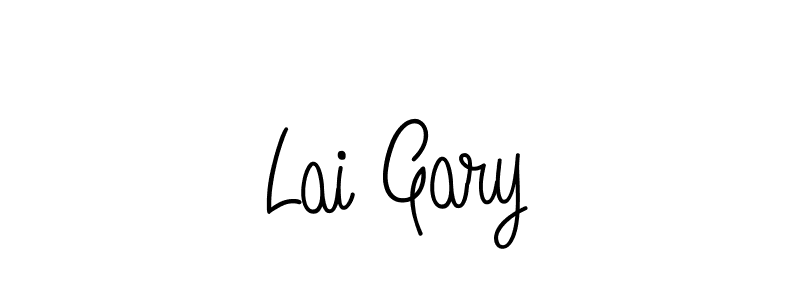 Make a beautiful signature design for name Lai Gary. With this signature (Angelique-Rose-font-FFP) style, you can create a handwritten signature for free. Lai Gary signature style 5 images and pictures png