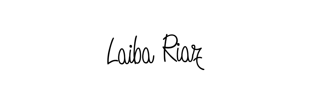 Laiba Riaz stylish signature style. Best Handwritten Sign (Angelique-Rose-font-FFP) for my name. Handwritten Signature Collection Ideas for my name Laiba Riaz. Laiba Riaz signature style 5 images and pictures png