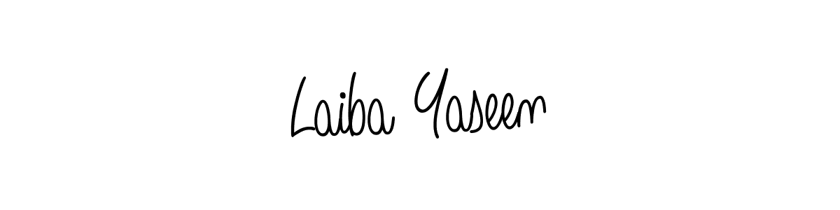 Check out images of Autograph of Laiba Yaseen name. Actor Laiba Yaseen Signature Style. Angelique-Rose-font-FFP is a professional sign style online. Laiba Yaseen signature style 5 images and pictures png