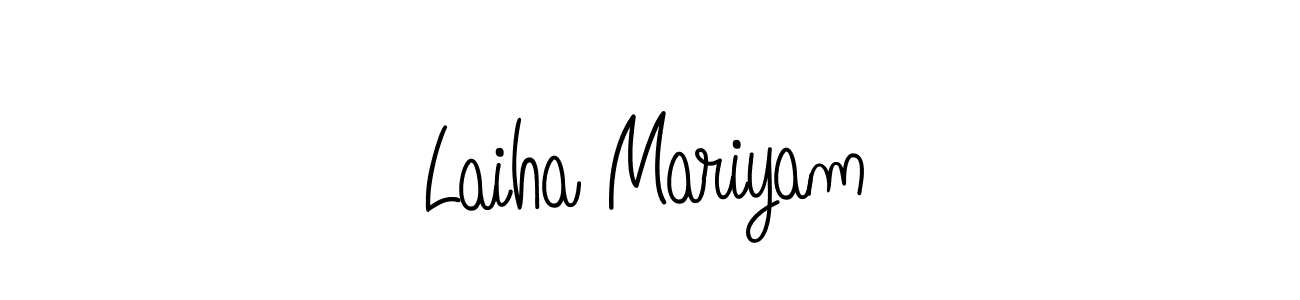 Here are the top 10 professional signature styles for the name Laiha Mariyam. These are the best autograph styles you can use for your name. Laiha Mariyam signature style 5 images and pictures png