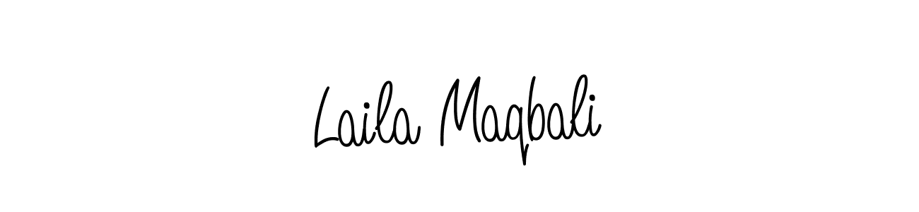 if you are searching for the best signature style for your name Laila Maqbali. so please give up your signature search. here we have designed multiple signature styles  using Angelique-Rose-font-FFP. Laila Maqbali signature style 5 images and pictures png