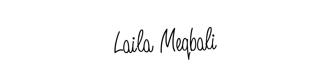 Make a beautiful signature design for name Laila Meqbali. Use this online signature maker to create a handwritten signature for free. Laila Meqbali signature style 5 images and pictures png