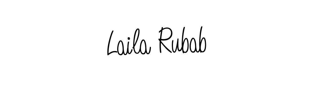 Once you've used our free online signature maker to create your best signature Angelique-Rose-font-FFP style, it's time to enjoy all of the benefits that Laila Rubab name signing documents. Laila Rubab signature style 5 images and pictures png