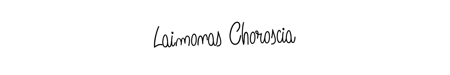 How to make Laimonas Choroscia signature? Angelique-Rose-font-FFP is a professional autograph style. Create handwritten signature for Laimonas Choroscia name. Laimonas Choroscia signature style 5 images and pictures png