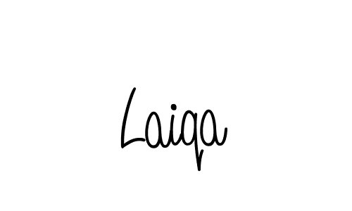 if you are searching for the best signature style for your name Laiqa. so please give up your signature search. here we have designed multiple signature styles  using Angelique-Rose-font-FFP. Laiqa signature style 5 images and pictures png