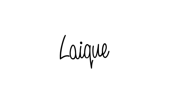 Create a beautiful signature design for name Laique. With this signature (Angelique-Rose-font-FFP) fonts, you can make a handwritten signature for free. Laique signature style 5 images and pictures png