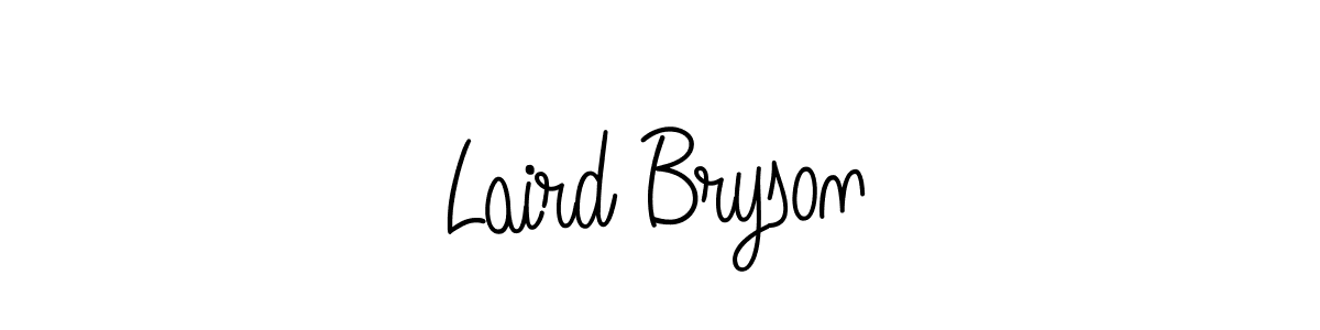 Make a beautiful signature design for name Laird Bryson. With this signature (Angelique-Rose-font-FFP) style, you can create a handwritten signature for free. Laird Bryson signature style 5 images and pictures png