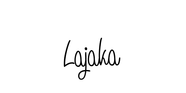 if you are searching for the best signature style for your name Lajaka. so please give up your signature search. here we have designed multiple signature styles  using Angelique-Rose-font-FFP. Lajaka signature style 5 images and pictures png