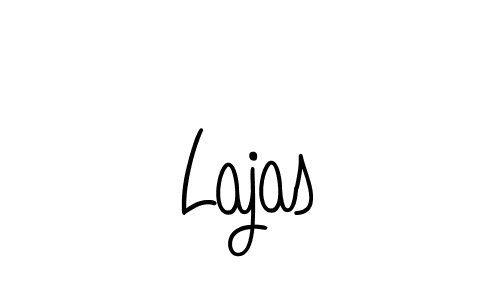 Make a beautiful signature design for name Lajas. With this signature (Angelique-Rose-font-FFP) style, you can create a handwritten signature for free. Lajas signature style 5 images and pictures png