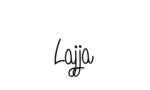 Make a beautiful signature design for name Lajja. With this signature (Angelique-Rose-font-FFP) style, you can create a handwritten signature for free. Lajja signature style 5 images and pictures png