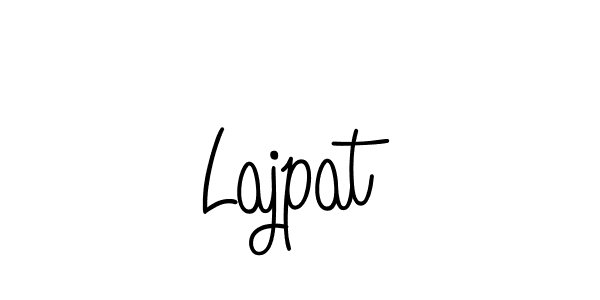How to make Lajpat name signature. Use Angelique-Rose-font-FFP style for creating short signs online. This is the latest handwritten sign. Lajpat signature style 5 images and pictures png