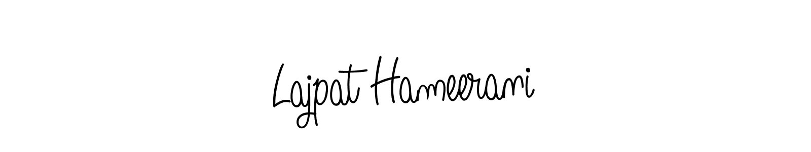 Use a signature maker to create a handwritten signature online. With this signature software, you can design (Angelique-Rose-font-FFP) your own signature for name Lajpat Hameerani. Lajpat Hameerani signature style 5 images and pictures png