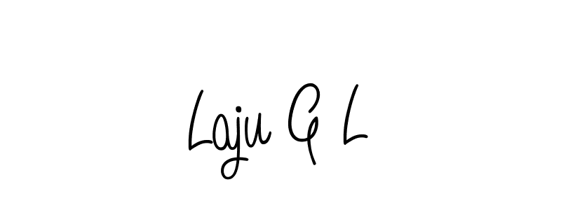 Also we have Laju G L name is the best signature style. Create professional handwritten signature collection using Angelique-Rose-font-FFP autograph style. Laju G L signature style 5 images and pictures png