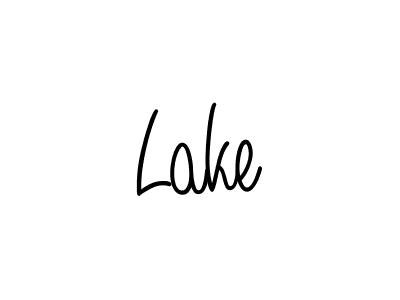 Use a signature maker to create a handwritten signature online. With this signature software, you can design (Angelique-Rose-font-FFP) your own signature for name Lake. Lake signature style 5 images and pictures png
