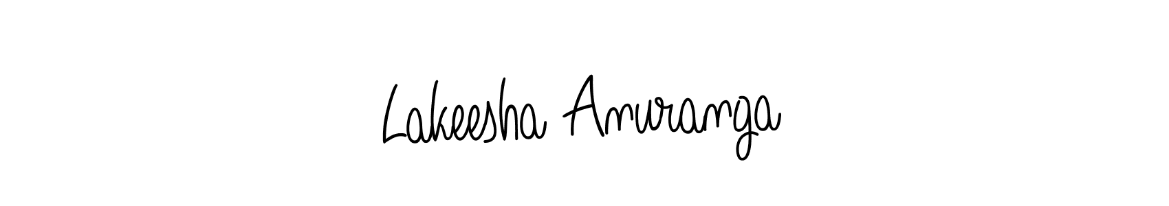 Here are the top 10 professional signature styles for the name Lakeesha Anuranga. These are the best autograph styles you can use for your name. Lakeesha Anuranga signature style 5 images and pictures png