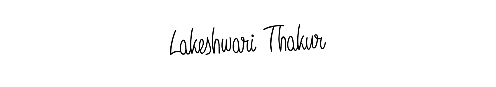 How to Draw Lakeshwari Thakur signature style? Angelique-Rose-font-FFP is a latest design signature styles for name Lakeshwari Thakur. Lakeshwari Thakur signature style 5 images and pictures png