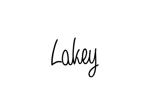 How to make Lakey signature? Angelique-Rose-font-FFP is a professional autograph style. Create handwritten signature for Lakey name. Lakey signature style 5 images and pictures png