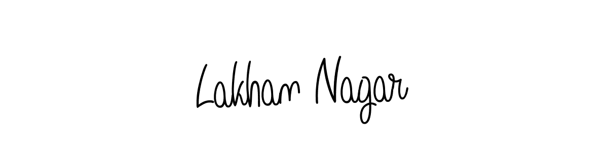 Create a beautiful signature design for name Lakhan Nagar. With this signature (Angelique-Rose-font-FFP) fonts, you can make a handwritten signature for free. Lakhan Nagar signature style 5 images and pictures png