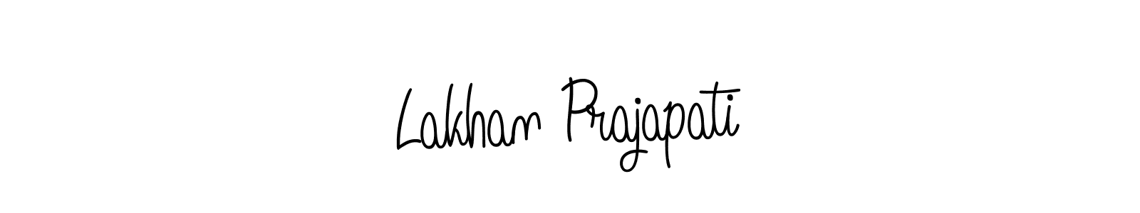 How to Draw Lakhan Prajapati signature style? Angelique-Rose-font-FFP is a latest design signature styles for name Lakhan Prajapati. Lakhan Prajapati signature style 5 images and pictures png