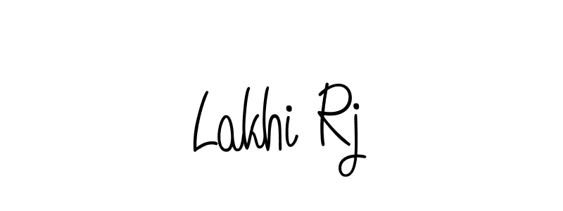 Make a beautiful signature design for name Lakhi Rj. With this signature (Angelique-Rose-font-FFP) style, you can create a handwritten signature for free. Lakhi Rj signature style 5 images and pictures png