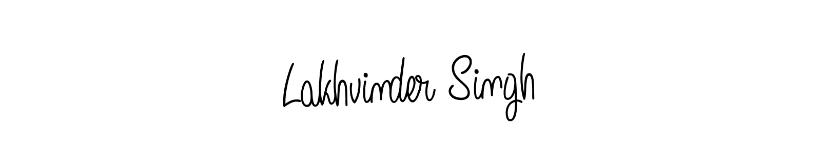 The best way (Angelique-Rose-font-FFP) to make a short signature is to pick only two or three words in your name. The name Lakhvinder Singh include a total of six letters. For converting this name. Lakhvinder Singh signature style 5 images and pictures png