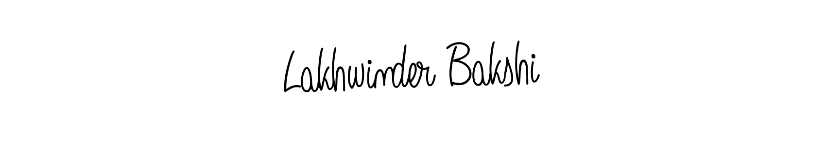 How to Draw Lakhwinder Bakshi signature style? Angelique-Rose-font-FFP is a latest design signature styles for name Lakhwinder Bakshi. Lakhwinder Bakshi signature style 5 images and pictures png