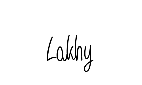 You can use this online signature creator to create a handwritten signature for the name Lakhy. This is the best online autograph maker. Lakhy signature style 5 images and pictures png