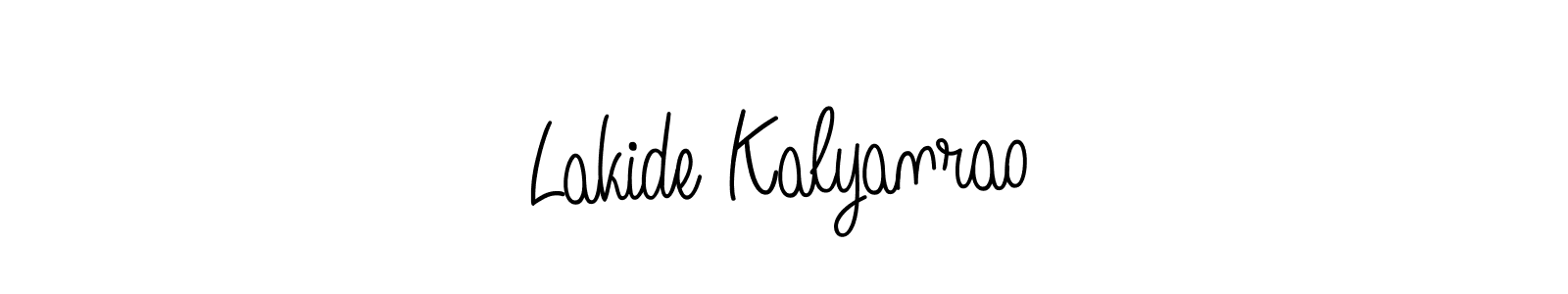 This is the best signature style for the Lakide Kalyanrao name. Also you like these signature font (Angelique-Rose-font-FFP). Mix name signature. Lakide Kalyanrao signature style 5 images and pictures png