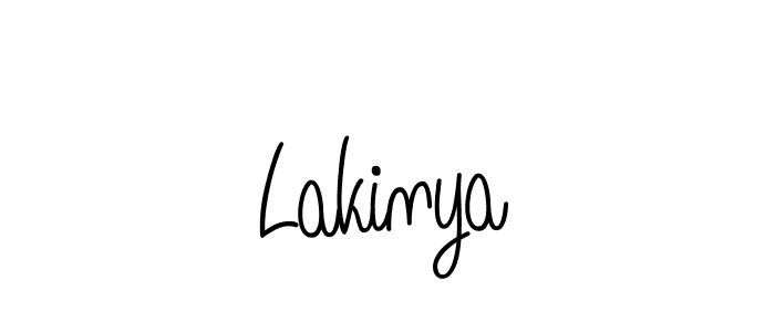 Also we have Lakinya name is the best signature style. Create professional handwritten signature collection using Angelique-Rose-font-FFP autograph style. Lakinya signature style 5 images and pictures png