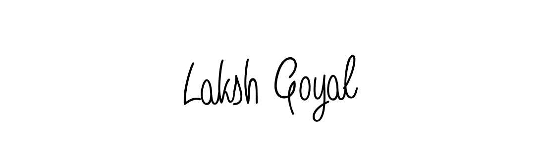 How to make Laksh Goyal signature? Angelique-Rose-font-FFP is a professional autograph style. Create handwritten signature for Laksh Goyal name. Laksh Goyal signature style 5 images and pictures png