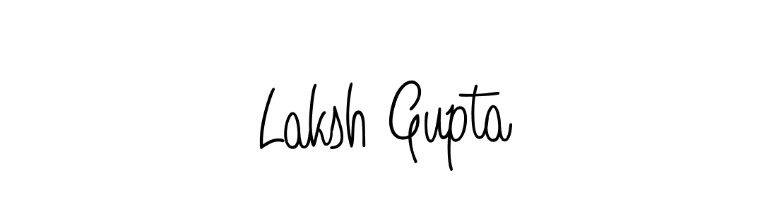 Make a short Laksh Gupta signature style. Manage your documents anywhere anytime using Angelique-Rose-font-FFP. Create and add eSignatures, submit forms, share and send files easily. Laksh Gupta signature style 5 images and pictures png