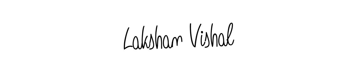 Angelique-Rose-font-FFP is a professional signature style that is perfect for those who want to add a touch of class to their signature. It is also a great choice for those who want to make their signature more unique. Get Lakshan Vishal name to fancy signature for free. Lakshan Vishal signature style 5 images and pictures png