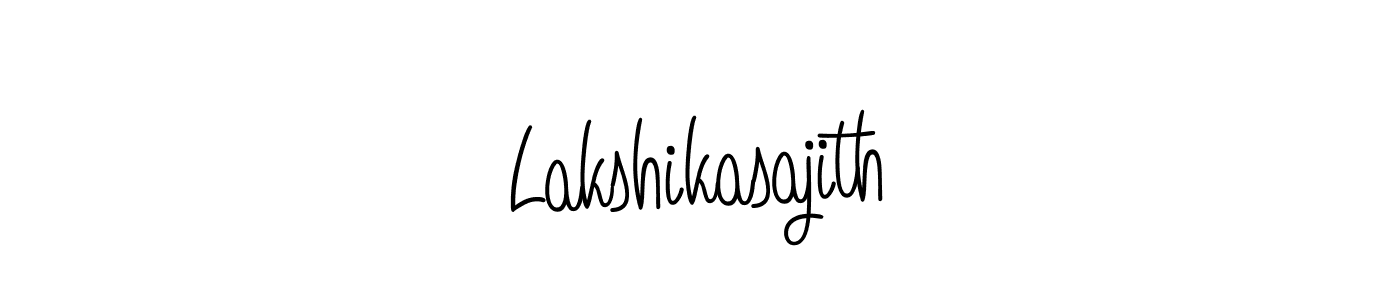 Once you've used our free online signature maker to create your best signature Angelique-Rose-font-FFP style, it's time to enjoy all of the benefits that Lakshikasajith name signing documents. Lakshikasajith signature style 5 images and pictures png
