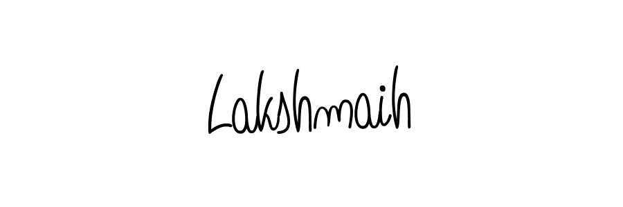 The best way (Angelique-Rose-font-FFP) to make a short signature is to pick only two or three words in your name. The name Lakshmaih include a total of six letters. For converting this name. Lakshmaih signature style 5 images and pictures png