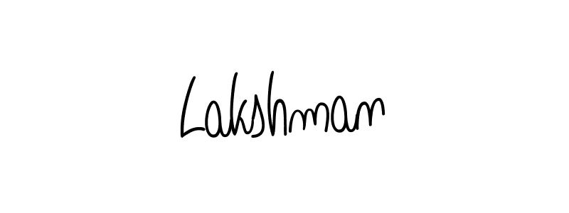 How to make Lakshman name signature. Use Angelique-Rose-font-FFP style for creating short signs online. This is the latest handwritten sign. Lakshman signature style 5 images and pictures png