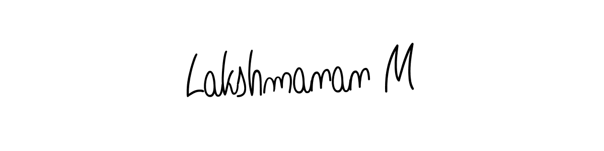 Once you've used our free online signature maker to create your best signature Angelique-Rose-font-FFP style, it's time to enjoy all of the benefits that Lakshmanan M name signing documents. Lakshmanan M signature style 5 images and pictures png