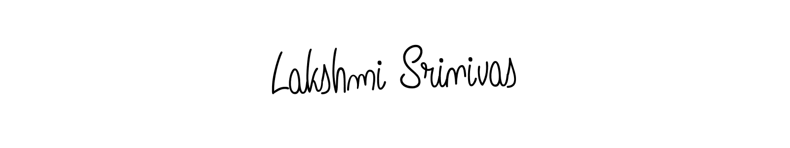 The best way (Angelique-Rose-font-FFP) to make a short signature is to pick only two or three words in your name. The name Lakshmi Srinivas include a total of six letters. For converting this name. Lakshmi Srinivas signature style 5 images and pictures png