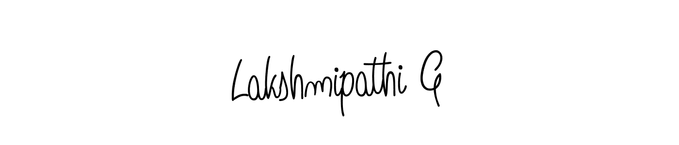 if you are searching for the best signature style for your name Lakshmipathi G. so please give up your signature search. here we have designed multiple signature styles  using Angelique-Rose-font-FFP. Lakshmipathi G signature style 5 images and pictures png