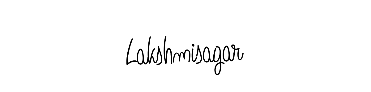 Create a beautiful signature design for name Lakshmisagar. With this signature (Angelique-Rose-font-FFP) fonts, you can make a handwritten signature for free. Lakshmisagar signature style 5 images and pictures png
