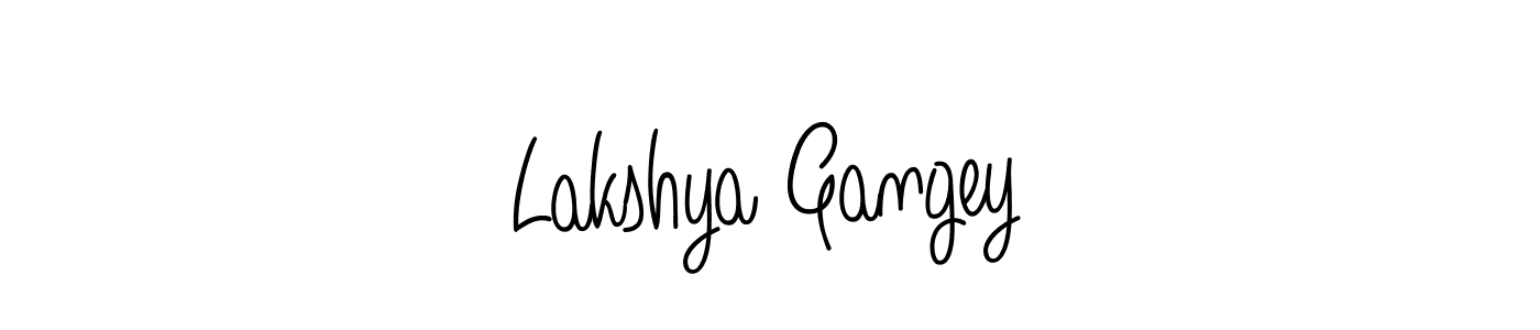 You can use this online signature creator to create a handwritten signature for the name Lakshya Gangey. This is the best online autograph maker. Lakshya Gangey signature style 5 images and pictures png