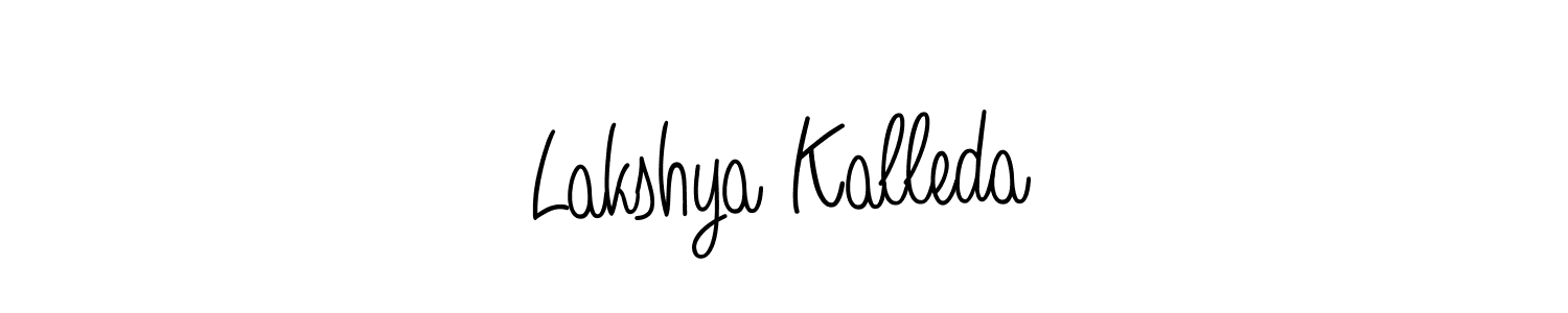 Best and Professional Signature Style for Lakshya Kalleda. Angelique-Rose-font-FFP Best Signature Style Collection. Lakshya Kalleda signature style 5 images and pictures png