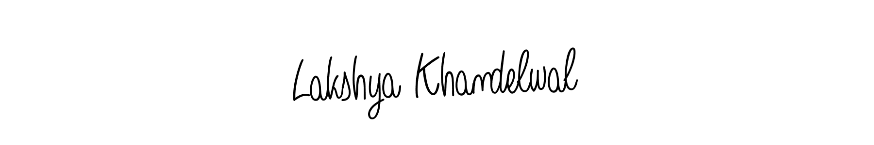 Make a short Lakshya Khandelwal signature style. Manage your documents anywhere anytime using Angelique-Rose-font-FFP. Create and add eSignatures, submit forms, share and send files easily. Lakshya Khandelwal signature style 5 images and pictures png