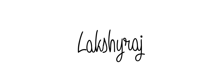Design your own signature with our free online signature maker. With this signature software, you can create a handwritten (Angelique-Rose-font-FFP) signature for name Lakshyraj. Lakshyraj signature style 5 images and pictures png
