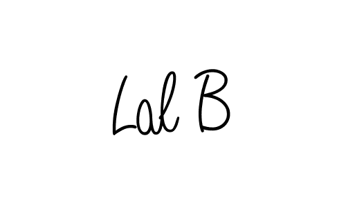 How to make Lal B signature? Angelique-Rose-font-FFP is a professional autograph style. Create handwritten signature for Lal B name. Lal B signature style 5 images and pictures png