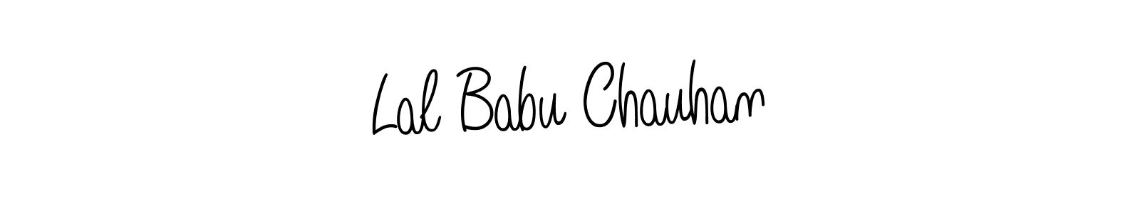 Design your own signature with our free online signature maker. With this signature software, you can create a handwritten (Angelique-Rose-font-FFP) signature for name Lal Babu Chauhan. Lal Babu Chauhan signature style 5 images and pictures png