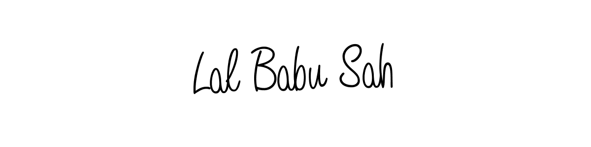 Lal Babu Sah stylish signature style. Best Handwritten Sign (Angelique-Rose-font-FFP) for my name. Handwritten Signature Collection Ideas for my name Lal Babu Sah. Lal Babu Sah signature style 5 images and pictures png